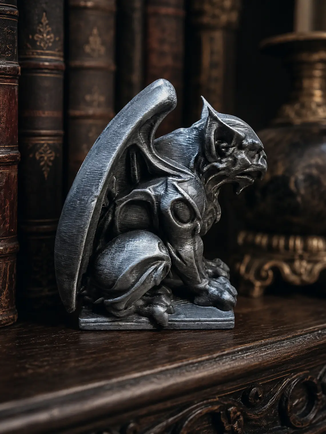 Figura Gárgola Centinela – Guardián Gótico 10 cm 2