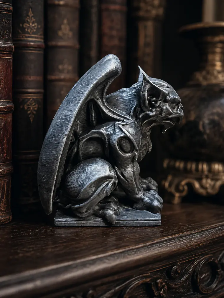 Figura Gárgola Centinela – Guardián Gótico 10 cm 2