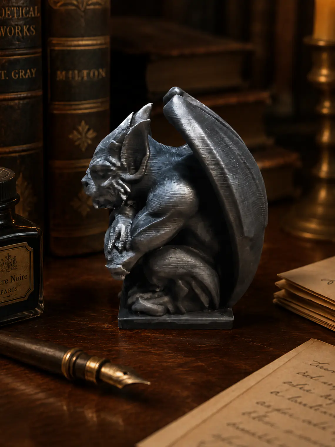 Figura Gárgola Custodio – Guardián Gótico 10 cm 2
