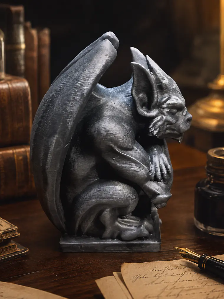 Figura Gárgola Custodio – Guardián Gótico 10 cm 3