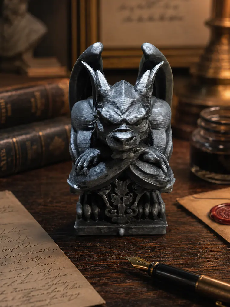 Figura Gárgola Custodio – Guardián Gótico 10 cm 1