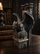 Figura Gárgola del Contrafuerte – Guardián Gótico 15 cm | Piedra Antigua - Miniatura 2