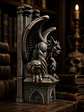 Figura Gárgola del Contrafuerte – Guardián Gótico 15 cm | Piedra Antigua - Miniatura 4
