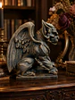 Figura Gárgola del Claustro – Guardián Gótico 10 cm | Piedra Antigua - Miniatura 1