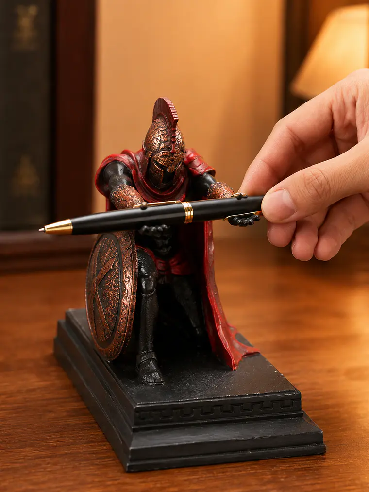 Portalápiz Soldado Espartano 13 cm 3
