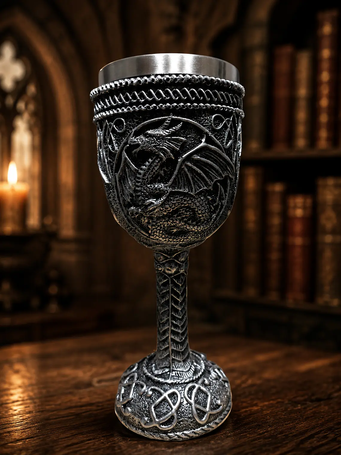 Copa Dragón Silver - Cáliz 19 cm  1