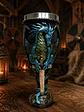 Copa Dragón sobre espada full color- Cáliz 19 cm  - Miniatura 1