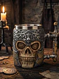 Jarra Calavera Guerrera Espada - Miniatura 1