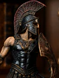 Figura Héroe de Troya – Aquiles 24 cm | Policromía Envejecida - Miniatura 4