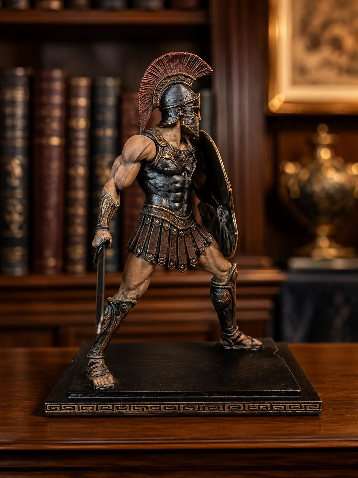 Figura Héroe de Troya – Aquiles 24 cm | Policromía Envejecida 1