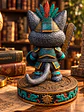Gato Guerrero Jaguar – Crónicas Felinas 14 cm | Pintado a Mano - Miniatura 4