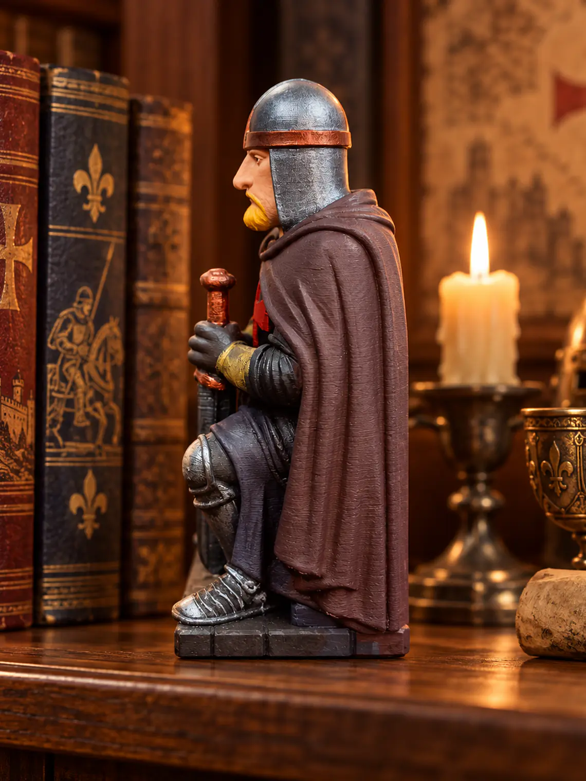 Figura Caballero Cruzado – Veterano de las Cruzadas 15 cm 3