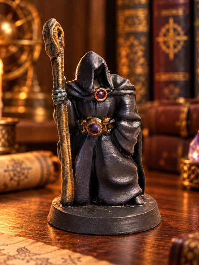 Figura Hechicero del Umbral – Custodio de la Amatista 10 cm