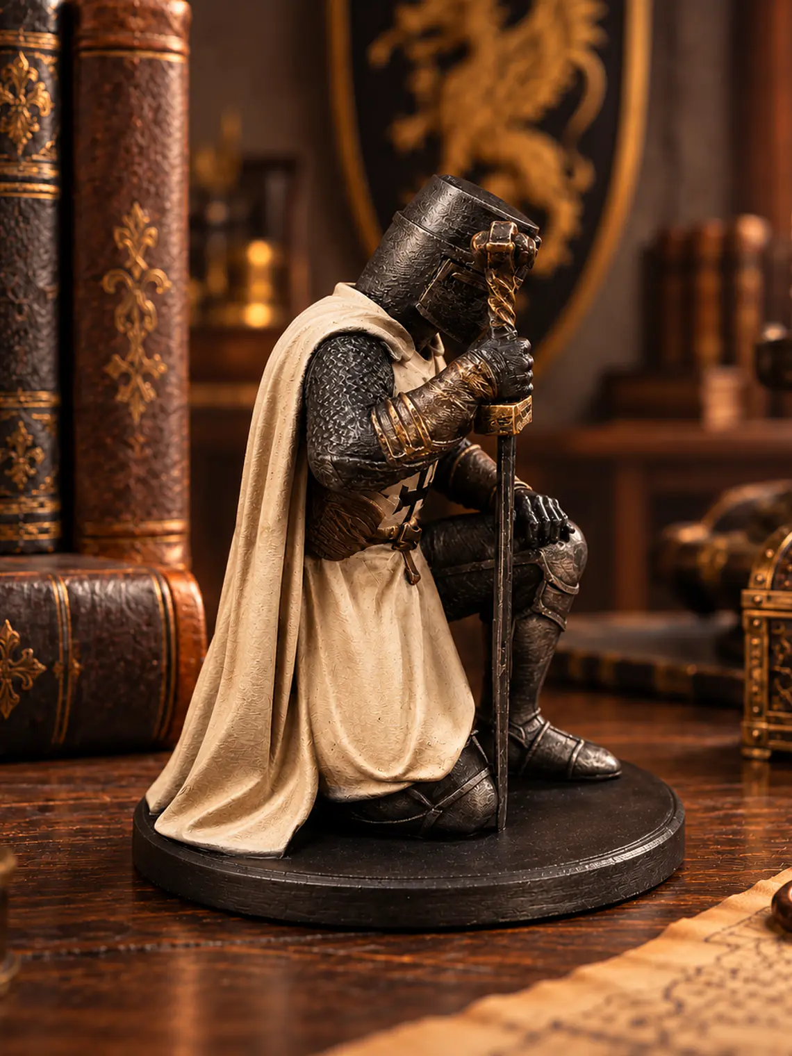 Figura Caballero Templario 10 cm – Guardián de la Cruz 2