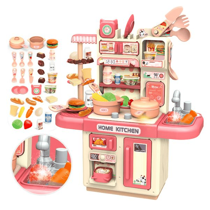 COCINA INFANTIL LUCES SONIDOS Y ACCESORIOS 3