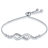 PULSERA INFINITO AJUSTABLE PLATA S925  2