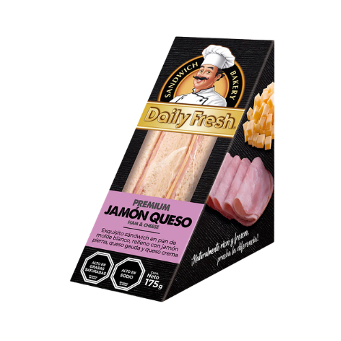 Sandwich Daily Fresh Jamón Queso 1