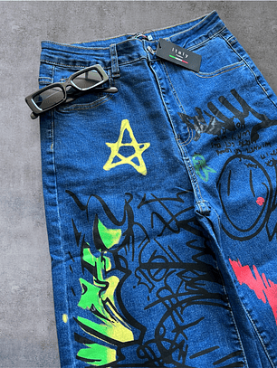 Jeans estampado 