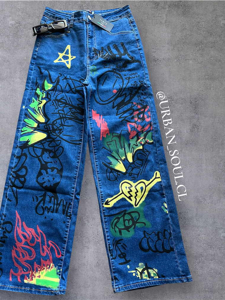 Jeans estampado  3
