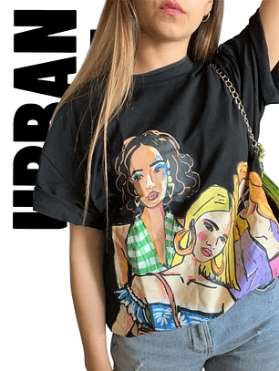 Polera estampada