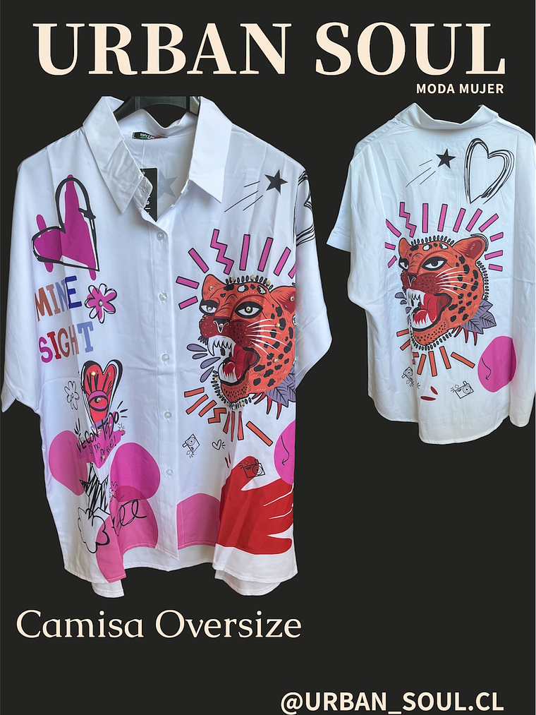 Blusa Tigre blanca 1