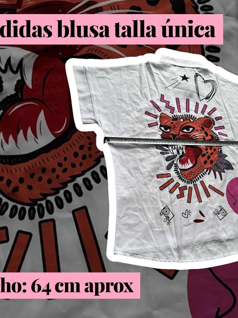 Blusa Tigre blanca 3