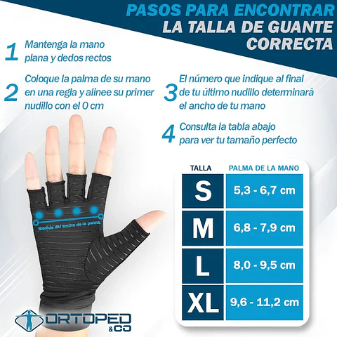 Guantes de Artritis c/antidelizante