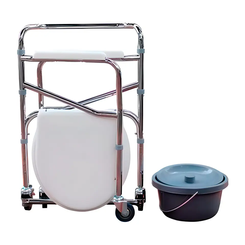 Baño WC Portátil c/ruedas 7001W 4