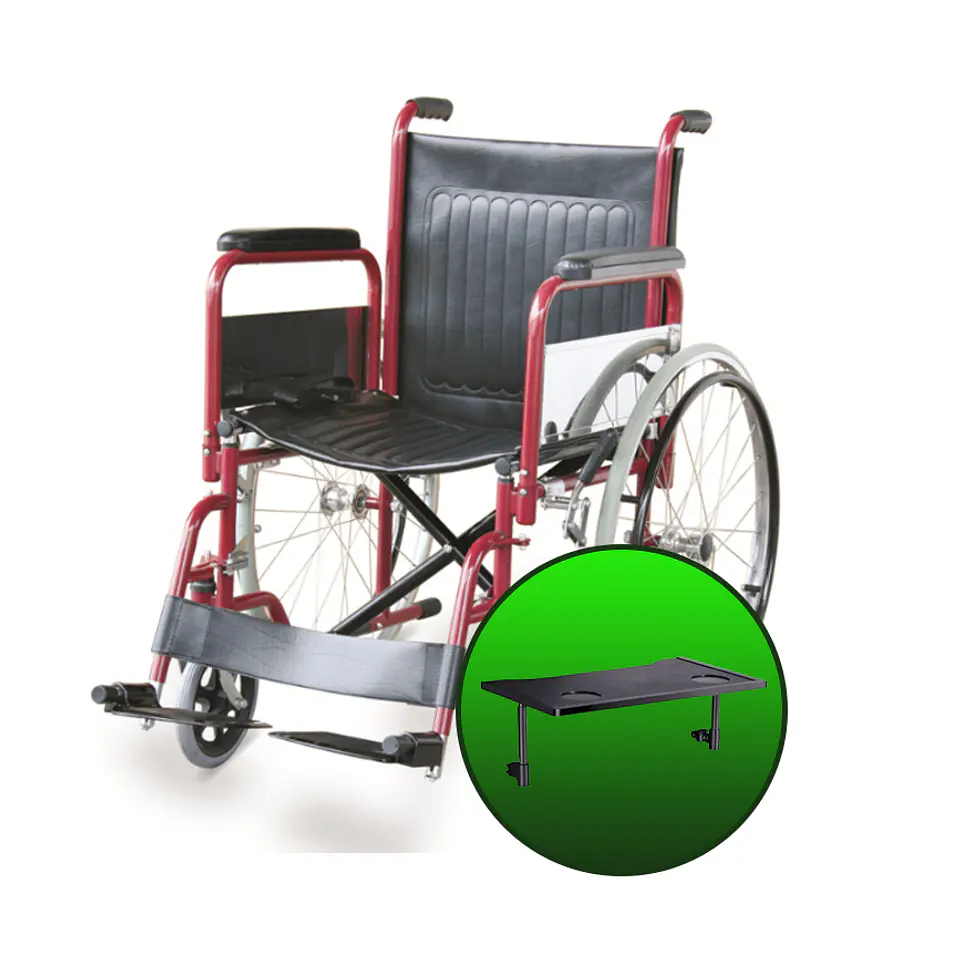 Silla de Ruedas Desmontable JL903 + Mesa Alimentación 1