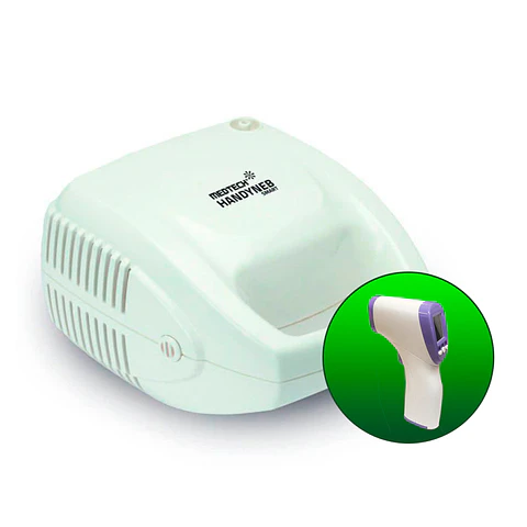 Nebulizador HANDYNEB SMART + Termómetro Infrarrojo FT3010