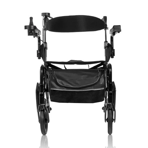 Andador Rollator y silla de ruedas eléctrica (2 en 1)