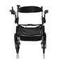 Andador Rollator y silla de ruedas eléctrica (2 en 1) - Miniatura 2