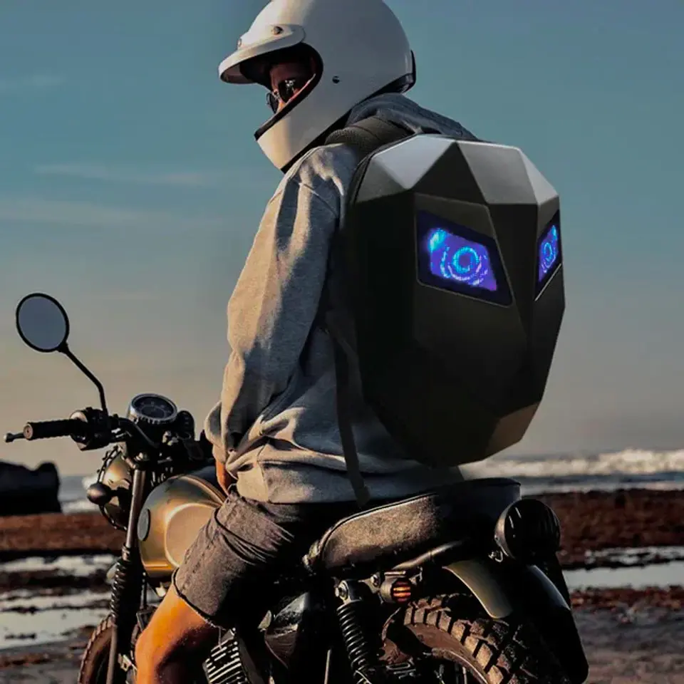 MOCHILA BIKER LED 6
