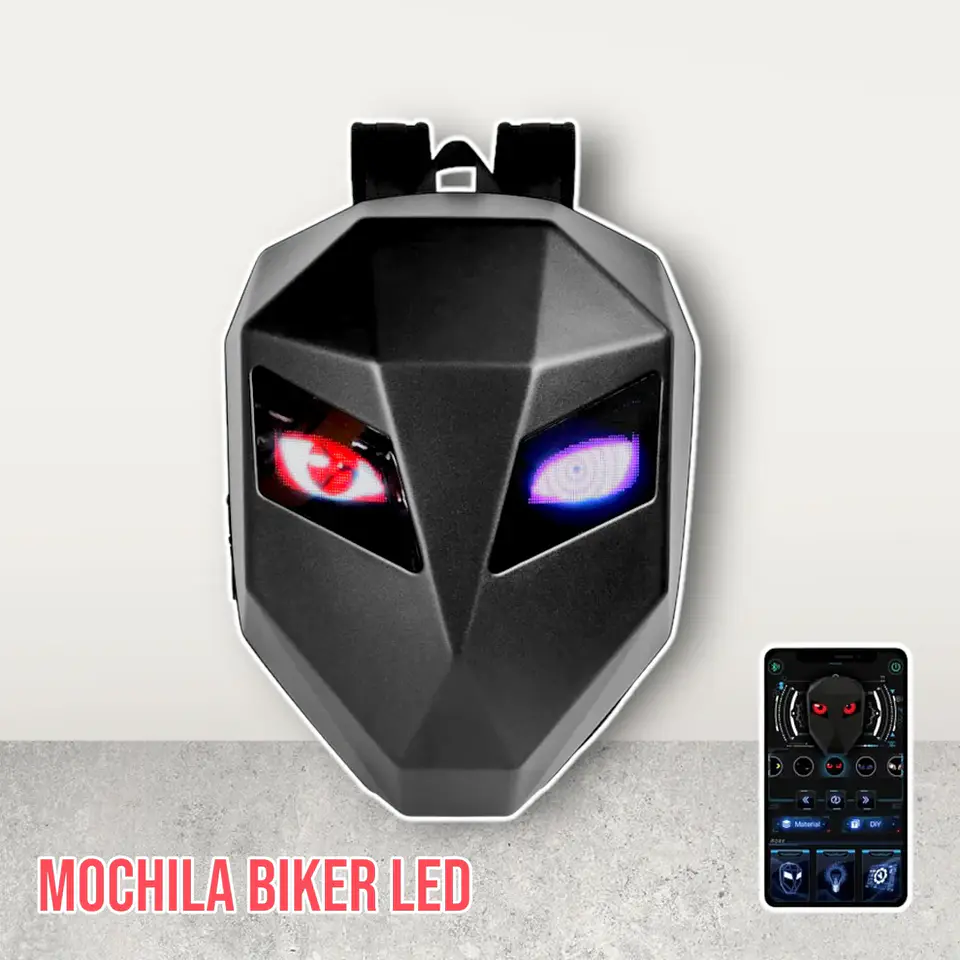 MOCHILA BIKER LED 5
