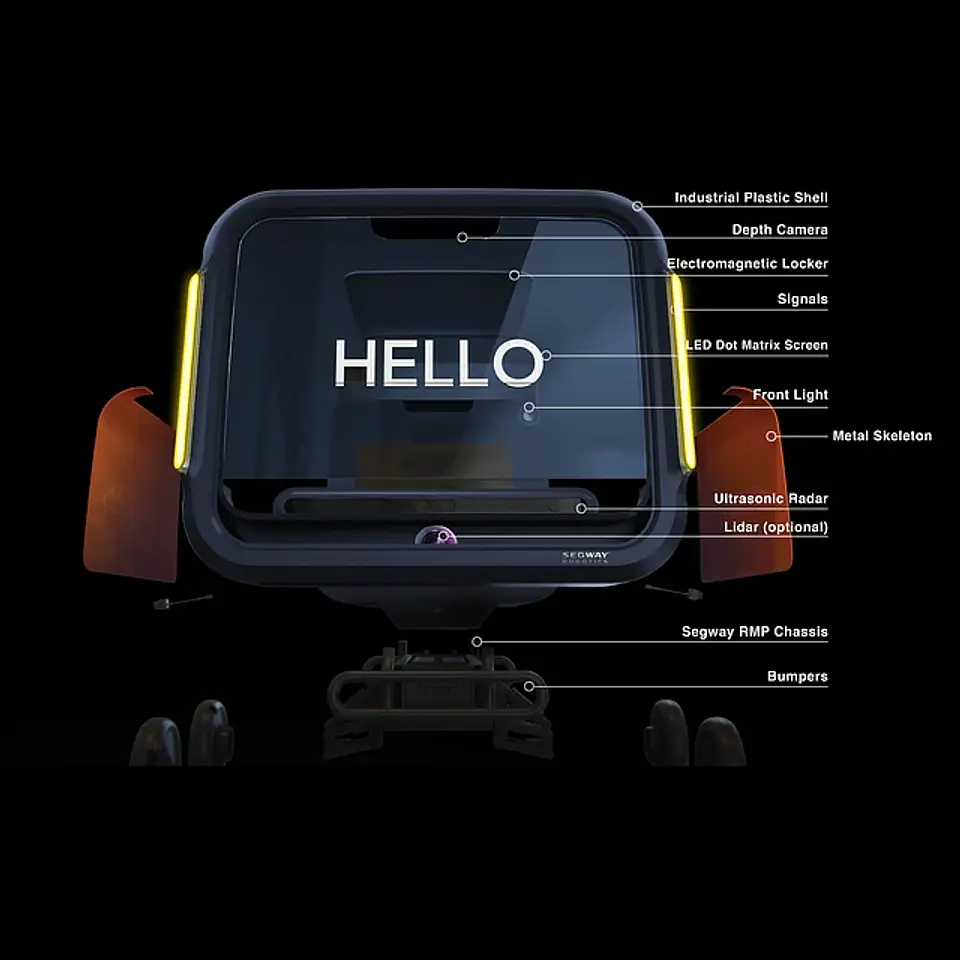Outdoor Delivery Robot E1 3