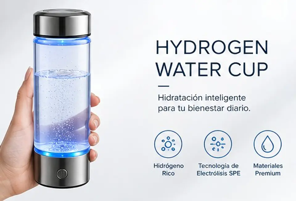 Botella purificadora de agua con hidrogeno 1