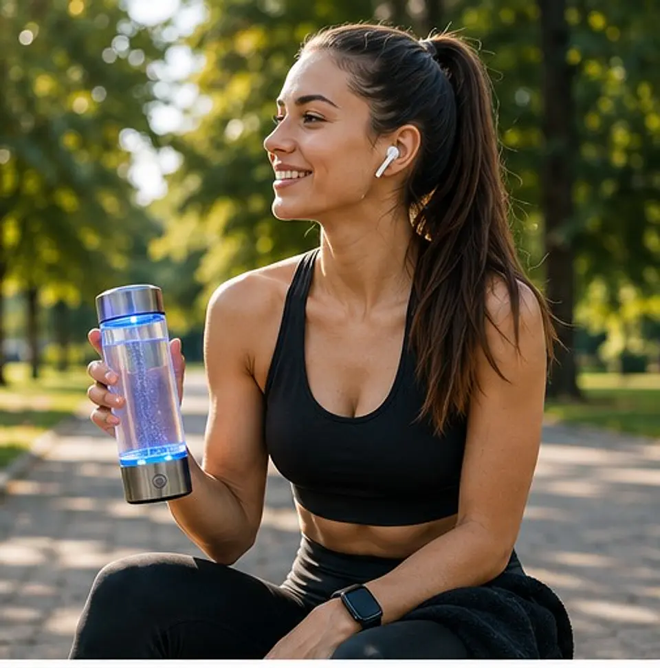 Botella purificadora de agua con hidrogeno 3