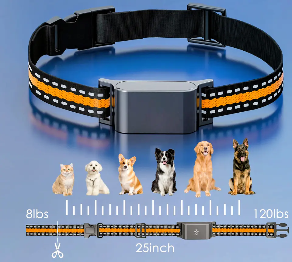 Collar rastreador gps mascotas 8