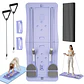 En casa tabla de Pilates plegable 4 en 1, rueda de ejercicio, rodillo, equipo de ejercicio para gimnasio en casa, entrenador de entrenamiento, tabla de Pilates - Miniatura 1