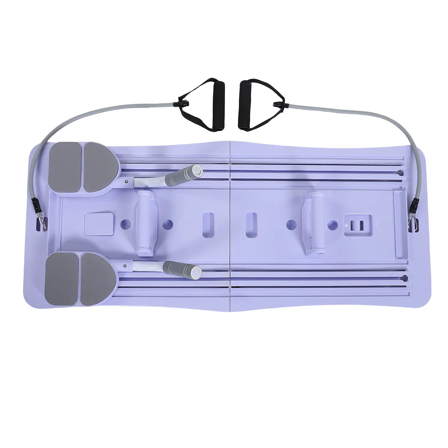 En casa tabla de Pilates plegable 4 en 1, rueda de ejercicio, rodillo, equipo de ejercicio para gimnasio en casa, entrenador de entrenamiento, tabla de Pilates 3