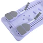 En casa tabla de Pilates plegable 4 en 1, rueda de ejercicio, rodillo, equipo de ejercicio para gimnasio en casa, entrenador de entrenamiento, tabla de Pilates - Miniatura 11