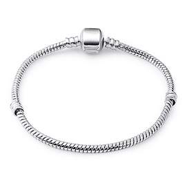 Pulsera Mujer Lujo Plateado 3206