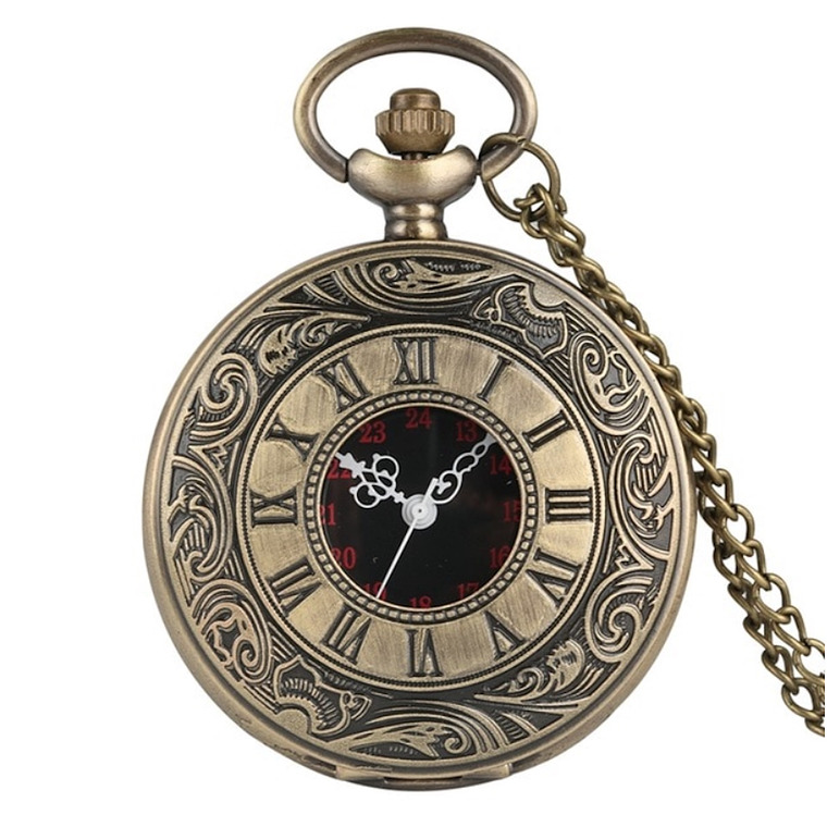 Reloj Bolsillo Vintage Números Romanos 4