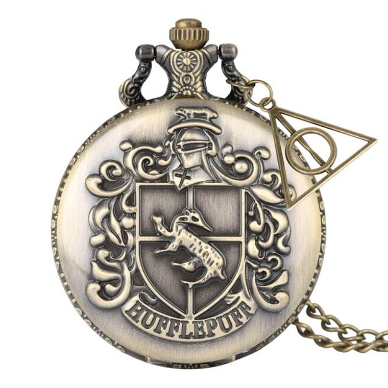 Reloj Bolsillo Harry Potter Bronce Cuarzo Cadena 257 2