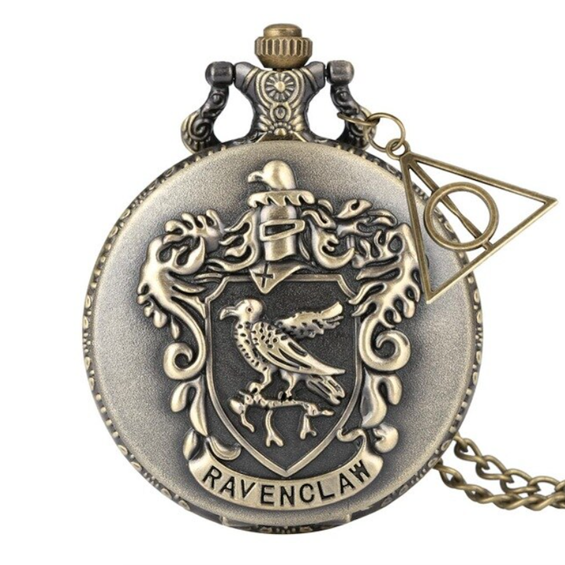 Reloj Bolsillo Harry Potter Bronce Cuarzo Cadena 257 6