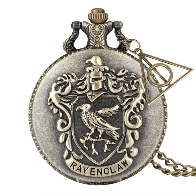 Reloj Bolsillo Harry Potter Bronce Cuarzo Cadena 257 6