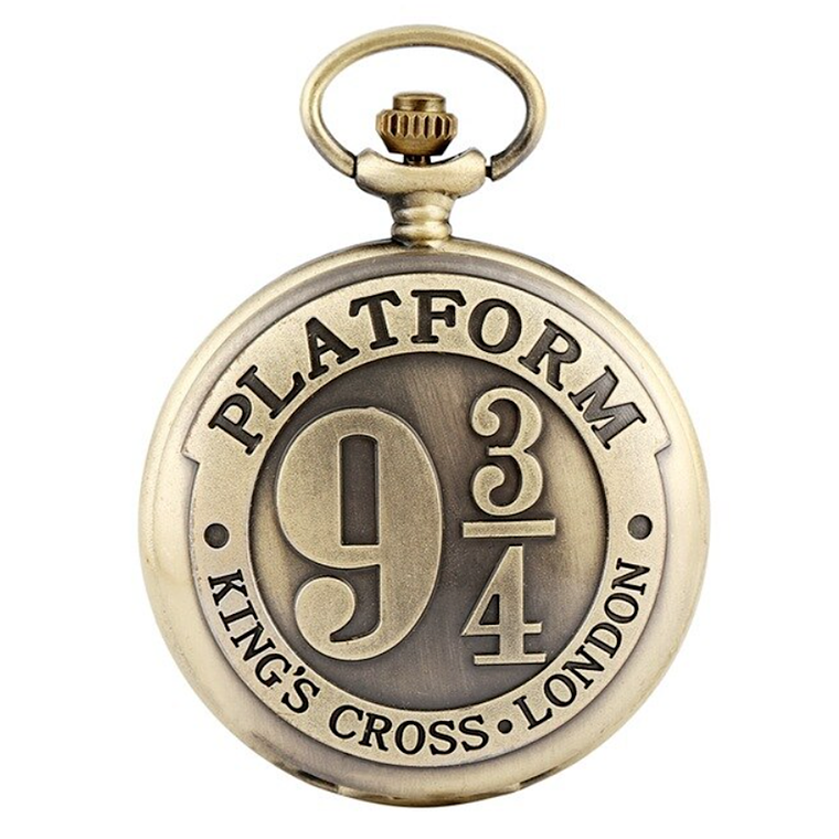 Reloj Bolsillo Harry Potter Plataforma 9 3/4 Cuarzo 3491 Negro 1