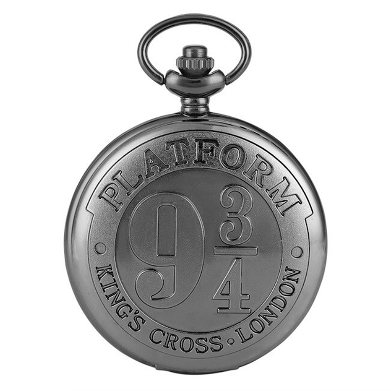 Reloj Bolsillo Harry Potter Plataforma 9 3/4 Cuarzo 3491 Negro 2