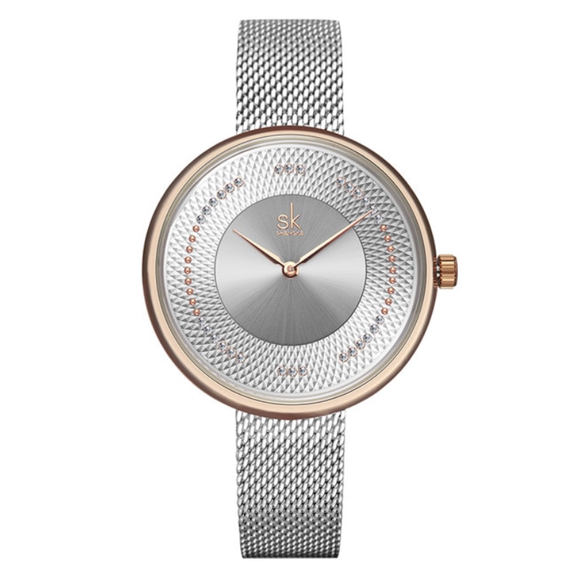 Reloj Mujer SHENGKE 0132 Cuarzo Japones Acero Inoxidable 2