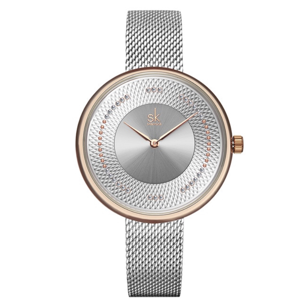 Reloj Mujer SHENGKE 0132 Cuarzo Japones Acero Inoxidable